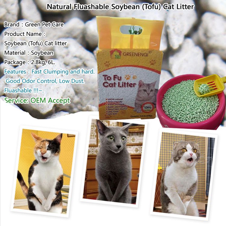 Fluashable Soybean Cat litter Manufacturer, China ...