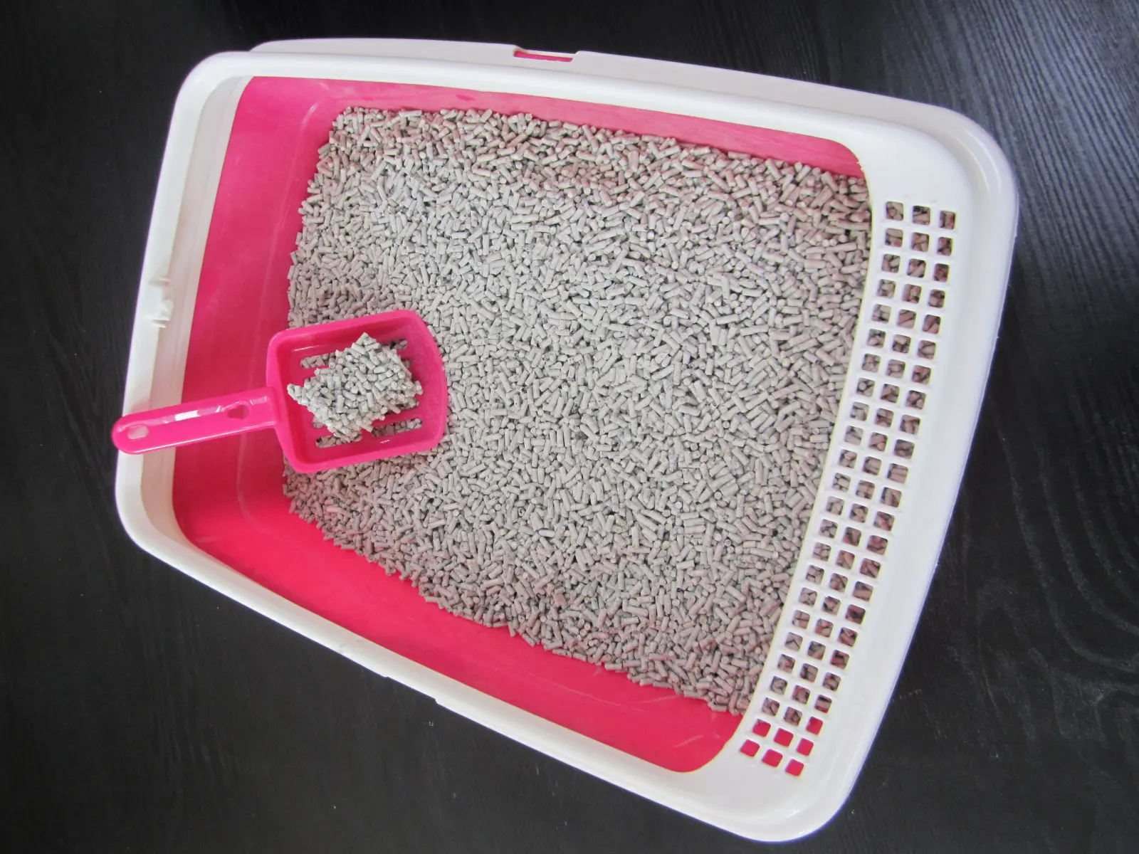 Biodegradable tofu cat litter with high absorption